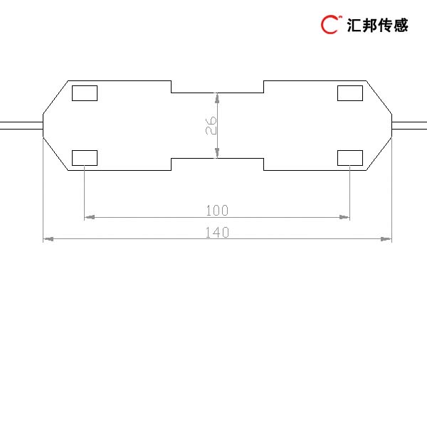 HB-FGS-C1 光纤光栅钢表面标准型应变计